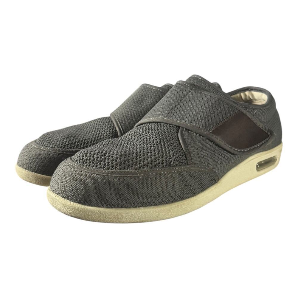 Youyun Diabetic Wide Swollen Feet Support Orthopedic Shoes Men's (Size: 13.5)